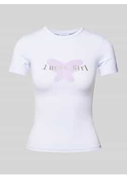 T-shirt z nadrukowanym motywem ze sklepu Peek&Cloppenburg  w kategorii Bluzki damskie - zdjęcie 177852591