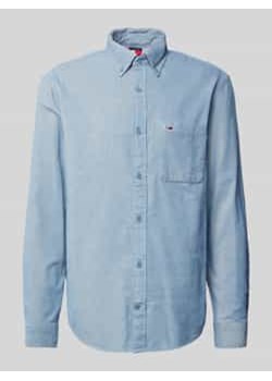 Koszula sztruksowa o kroju regular fit z kołnierzykiem typu button down ze sklepu Peek&Cloppenburg  w kategorii Koszule męskie - zdjęcie 177852604
