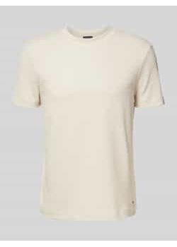 T-shirt z prążkowanym,okrągłym dekoltem model ‘Brandon’ - id: 1318318 - marki Joop! - 177852911 T-shirt z prążkowanym,okrągłym dekoltem model ‘Brandon’ ze sklepu Peek&Cloppenburg w kategorii T-shirty męskie - zdjęcie 177852911
