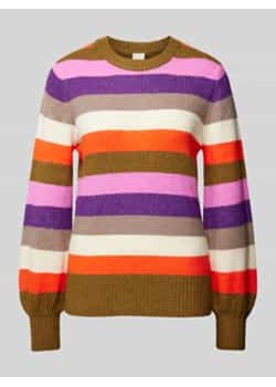 Sweter z dzianiny z raglanowymi rękawami model ‘EDEN’ ze sklepu Peek&Cloppenburg  w kategorii Swetry damskie - zdjęcie 177854434