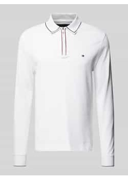 Koszulka polo o kroju slim fit z wyhaftowanym logo ze sklepu Peek&Cloppenburg  w kategorii T-shirty męskie - zdjęcie 177856141