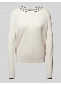 Sweter z kaszmiru z okrągłym dekoltem ze sklepu Peek&Cloppenburg  w kategorii Swetry damskie - zdjęcie 177857153