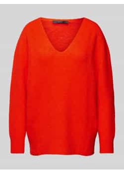 Sweter z dzianiny z dekoltem w łódkę ze sklepu Peek&Cloppenburg  w kategorii Swetry damskie - zdjęcie 177857322