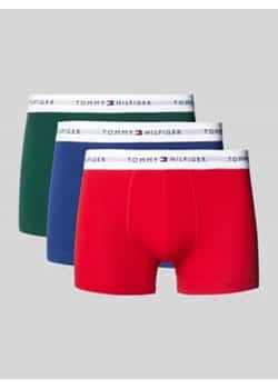 Obcisłe bokserki z elastycznym paskiem z logo w zestawie 3 szt. - id: 1060461_skip3 - marki Tommy Hilfiger - 177859942 Obcisłe bokserki z elastycznym paskiem z logo w zestawie 3 szt. ze sklepu Peek&Cloppenburg w kategorii Majtki męskie - zdjęcie 177859942