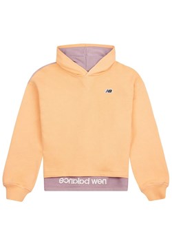 Bluza New Balance LAKG0040PAE - pomarańczowa ze sklepu streetstyle24.pl w kategorii Bluzy dziewczęce - zdjęcie 177862093