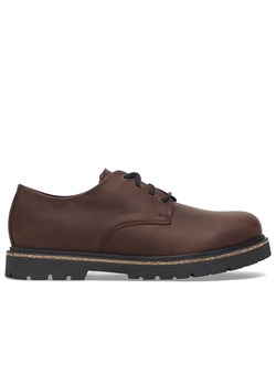 Buty Birkenstock Highwood Lace Low 1028093 - brązowe ze sklepu streetstyle24.pl w kategorii Półbuty męskie - zdjęcie 177862621