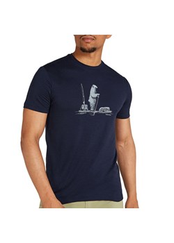 Koszulka Icebreaker Merino 150 Tech Lite Polar Paddle 0A572X4011 - granatowa ze sklepu streetstyle24.pl w kategorii T-shirty męskie - zdjęcie 177862692