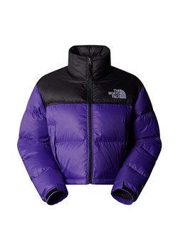 Kurtka The North Face Nuptse Short Jacket 0A5GGES961 - fioletowo-czarna ze sklepu streetstyle24.pl w kategorii Kurtki damskie - zdjęcie 177862740