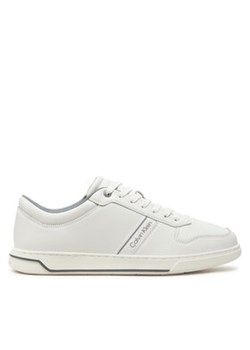 Calvin Klein Sneakersy Low Top Lace Up Logo HM0HM01491 Biały ze sklepu MODIVO w kategorii Buty sportowe męskie - zdjęcie 177865084