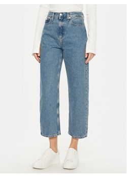 Calvin Klein Jeans Jeansy Barrel J20J225005 Niebieski Loose Fit ze sklepu MODIVO w kategorii Jeansy damskie - zdjęcie 177865571