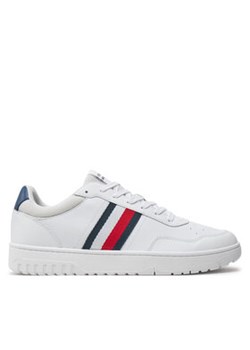 Tommy Hilfiger Sneakersy Th Basket Core Lite FM0FM05116 Biały ze sklepu MODIVO w kategorii Buty sportowe męskie - zdjęcie 177866420