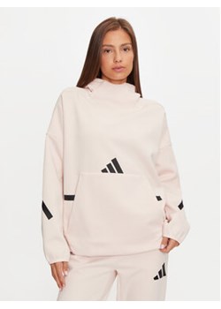 adidas Bluza Z.N.E. JF4782 Różowy Loose Fit ze sklepu MODIVO w kategorii Bluzy damskie - zdjęcie 177867911