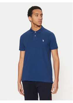 U.S. Polo Assn. Polo MUP3312 Granatowy Regular Fit ze sklepu MODIVO w kategorii T-shirty męskie - zdjęcie 177873101