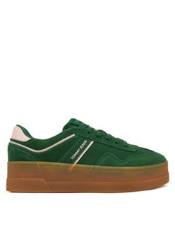 Tommy Jeans Sneakersy EN0EN02734 Zielony ze sklepu MODIVO w kategorii Buty sportowe damskie - zdjęcie 177874982