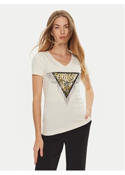 Guess T-Shirt W4BI18 J1314 Beżowy ze sklepu MODIVO w kategorii Bluzki damskie - zdjęcie 177877023