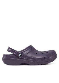 Crocs Klapki Classic Lined Clog 203591 Fioletowy ze sklepu MODIVO w kategorii Klapki damskie - zdjęcie 177879032