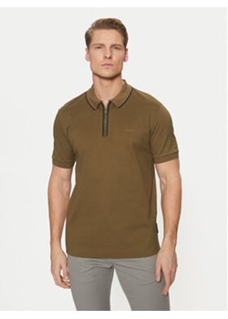 BOSS Polo PORSCHE X PORSCHE 50531463 Khaki Regular Fit ze sklepu MODIVO w kategorii T-shirty męskie - zdjęcie 177880743