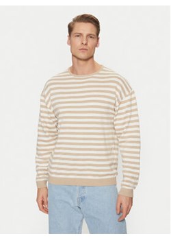 Jack&Jones Sweter Calvin 12269031 Beżowy Relaxed Fit ze sklepu MODIVO w kategorii Swetry męskie - zdjęcie 177883731