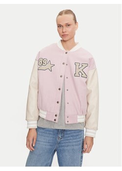 Karl Kani Kurtka bomber Retro 61750002 Różowy Regular Fit ze sklepu MODIVO w kategorii Kurtki damskie - zdjęcie 177885262