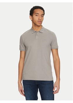 BOSS Polo Passenger 50507803 Szary Slim Fit ze sklepu MODIVO w kategorii T-shirty męskie - zdjęcie 177885984