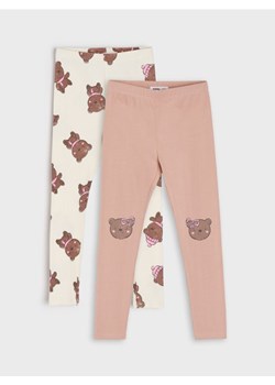 Sinsay - Legginsy 2 pack - wielobarwny ze sklepu Sinsay w kategorii Spodnie dziewczęce - zdjęcie 177888403