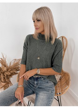 sweter raffe khaki one size ze sklepu UBRA w kategorii Swetry damskie - zdjęcie 177890024