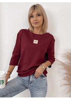 bluzka lastero bordowa one size ze sklepu UBRA w kategorii Bluzki damskie - zdjęcie 177891792