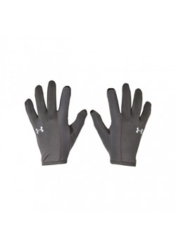 Męskie rękawiczki do biegania Under Armour UA Storm Run Liner - szare ze sklepu Sportstylestory.com w kategorii Rękawiczki męskie - zdjęcie 177893824