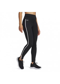 Damskie legginsy treningowe Under Armour Motion Piped Legging - czarne ze sklepu Sportstylestory.com w kategorii Spodnie damskie - zdjęcie 177895892