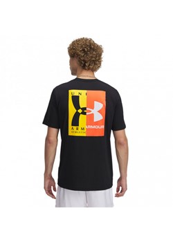 Męski t-shirt z nadrukiem Under Armour UA Evol Logo - czarny ze sklepu Sportstylestory.com w kategorii T-shirty męskie - zdjęcie 177895970