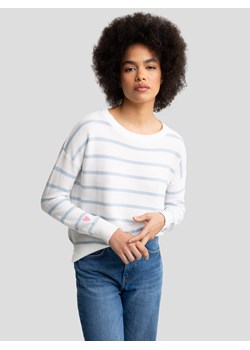 Sweter damski bawełniany błękitny Heartelia 400 ze sklepu Big Star w kategorii Swetry damskie - zdjęcie 177896901