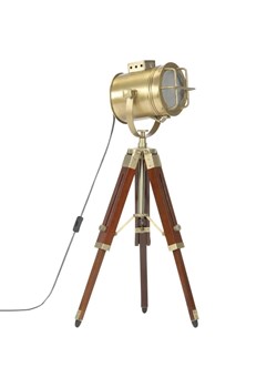 Brązowa lampa stojąca retro z regulacją wysokości - 5X EX190 K8-S34 ze sklepu Edinos.pl w kategorii Lampy podłogowe - zdjęcie 177898992