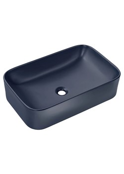 Granatowa ceramiczna umywalka nablatowa G5-G10 ze sklepu Edinos.pl w kategorii Łazienka - zdjęcie 177899224