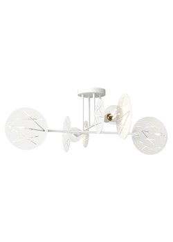 Biała loftowa lampa sufitowa 6X D154 D6-M59 ze sklepu Edinos.pl w kategorii Lampy sufitowe - zdjęcie 177899400