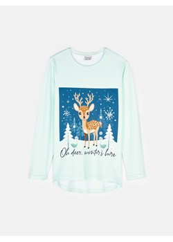 GATE Miękki t-shirt z nadrukiem 3Y ze sklepu gateshop w kategorii Bluzki dziewczęce - zdjęcie 177900500