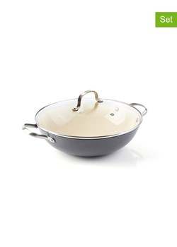 Sauter 2-częściowy zestaw w kolorze szarym - Ø 30 cm ze sklepu Limango Polska w kategorii Garnki - zdjęcie 177907183