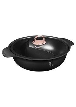 Berlinger Haus Garnek hot-pot &quot;Black Rose Collection&quot; w kolorze czarnym - Ø 30 cm ze sklepu Limango Polska w kategorii Garnki - zdjęcie 177907821