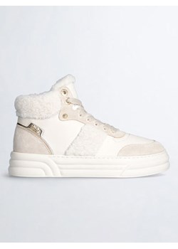 Liu Jo Skórzane sneakersy w kolorze kremowym ze sklepu Limango Polska w kategorii Trampki damskie - zdjęcie 177909090