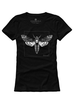 T-shirt damski UNDERWORLD Night Butterfly czarny ze sklepu morillo w kategorii Bluzki damskie - zdjęcie 177910461