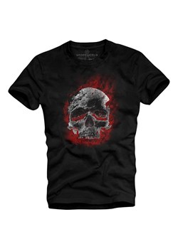 T-shirt męski UNDERWORLD Skull in fire ze sklepu morillo w kategorii T-shirty męskie - zdjęcie 177911531