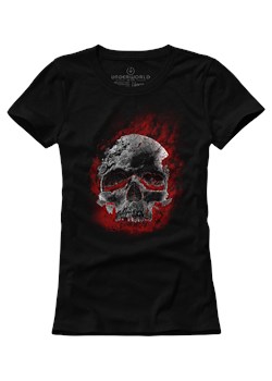 T-shirt damski UNDERWORLD Skull in fire ze sklepu morillo w kategorii Bluzki damskie - zdjęcie 177912002