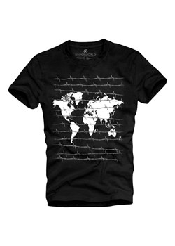 T-shirt męski UNDERWORLD World czarny ze sklepu morillo w kategorii T-shirty męskie - zdjęcie 177913020