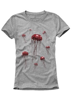 T-shirt damski UNDERWORLD Jellyfish szary ze sklepu morillo w kategorii Bluzki damskie - zdjęcie 177913080