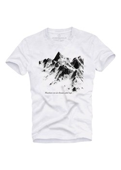 T-shirt męski UNDERWORLD Mountains ze sklepu morillo w kategorii T-shirty męskie - zdjęcie 177913162