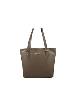 Shopper bag - duża torebka miejska - Beżowa ciemna ze sklepu Barberinis w kategorii Torby Shopper bag - zdjęcie 177924662