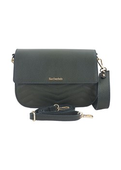 Torebka skórzana crossbody włoska - Zielona ciemna ze sklepu Barberinis w kategorii Listonoszki - zdjęcie 177924990