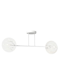 Biała nowoczesna lampa sufitowa - D153 G9-G11 ze sklepu Edinos.pl w kategorii Lampy sufitowe - zdjęcie 177939633