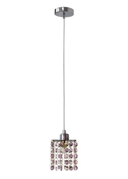 Fioletowa kryształowa lampa wisząca 7A D213 Z6-H36 ze sklepu Edinos.pl w kategorii Lampy wiszące - zdjęcie 177939722