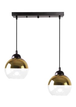 Nowoczesna czarno-złota lampa wisząca - D236 Zofrox ze sklepu Edinos.pl w kategorii Lampy wiszące - zdjęcie 177939741