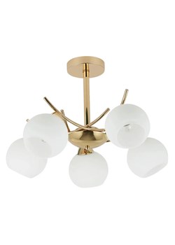 Złota lampa wisząca w stylu glamour - D249 F7-S36 ze sklepu Edinos.pl w kategorii Lampy wiszące - zdjęcie 177939764